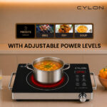 CYLON InfraMate 2200W Infrared Cooktop with Crystal Glass Top - Image 3