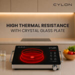 CYLON InfraMate 2200W Infrared Cooktop with Crystal Glass Top - Image 4