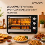 CYLON OvenX 25L OTG Oven Toaster Griller 1300W - Image 4