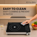 CYLON InfraMate 2200W Infrared Cooktop with Crystal Glass Top - Image 5