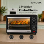 CYLON OvenPro 28L OTG Oven Toaster Griller with Rotisserie 1500W - Image 4
